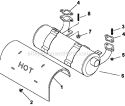 Page G Diagram and Parts List for CV23-75545  Kohler Engine