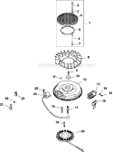 Page J Diagram and Parts List for CV23-75548  Kohler Engine