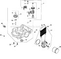 Page K Diagram and Parts List for CV23-75553  Kohler Engine