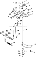 Page F Diagram and Parts List for CV23-75553  Kohler Engine