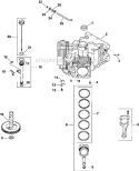 Crankcase 2-24-118 Diagram and Parts List for CV23-75558  Kohler Engine