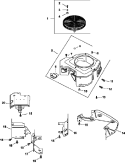 Page B Diagram and Parts List for CV23-75565  Kohler Engine