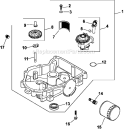 Page K Diagram and Parts List for CV23-75569  Kohler Engine