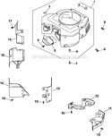 Page B Diagram and Parts List for CV23-75569  Kohler Engine