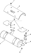 Engine Controls 9-24-346 Diagram and Parts List for CV23-75570  Kohler Engine