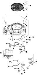 Page B Diagram and Parts List for CV23-75572  Kohler Engine