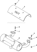 Page G Diagram and Parts List for CV23-75573  Kohler Engine
