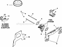 Page B Diagram and Parts List for CV23-75580  Kohler Engine