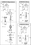 Page M Diagram and Parts List for CV23-75587  Kohler Engine