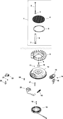 Page I Diagram and Parts List for CV23-75587  Kohler Engine