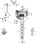 Page C Diagram and Parts List for CV23-75588  Kohler Engine