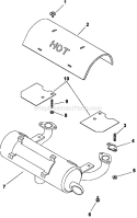 Page G Diagram and Parts List for CV23-75589  Kohler Engine