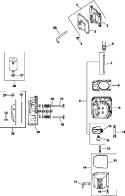 Head/Valve/Breather Diagram and Parts List for CV23-75591  Kohler Engine