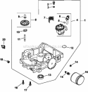 Page K Diagram and Parts List for CV22-75599  Kohler Engine