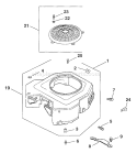 Page C Diagram and Parts List for CV23S-75523  Kohler Engine