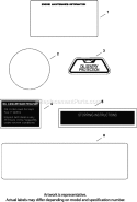 Page E Diagram and Parts List for CV25-69501  Kohler Engine