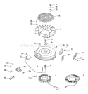 Page M Diagram and Parts List for CV23S-75523  Kohler Engine