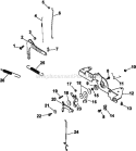 Page E Diagram and Parts List for CV18-61558  Kohler Engine
