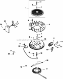 Page K Diagram and Parts List for CV25-69535  Kohler Engine