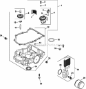 Page K Diagram and Parts List for CV25-69541  Kohler Engine