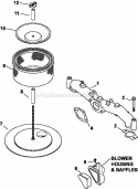 Page A Diagram and Parts List for CV22-67526  Kohler Engine