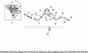 Part Location Diagram of 2485357-S Kohler Kit: Carburetor W/gaskets