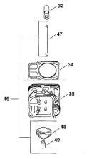 Page M Diagram and Parts List for CV18-61518  Kohler Engine