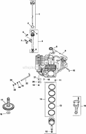 Page D Diagram and Parts List for CV25-69521  Kohler Engine
