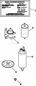 Page L Diagram and Parts List for CV26-79514  Kohler Engine