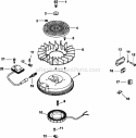 Page J Diagram and Parts List for CV15-41614  Kohler Engine