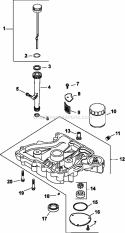Page K Diagram and Parts List for CV460-26522  Kohler Engine