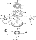 Ignition_Electrical Diagram and Parts List for CV490-27508  Kohler Engine