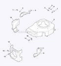 Blower_Housing_And_Baffles Diagram and Parts List for CV490-27508  Kohler Engine