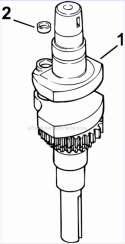 Crankshaft Diagram and Parts List for CV490-27508  Kohler Engine