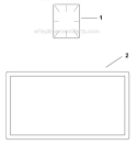 Decals Diagram and Parts List for CV490-27508  Kohler Engine