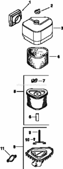 Page A Diagram and Parts List for CV460-26503  Kohler Engine