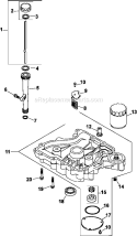 Page K Diagram and Parts List for CV491-27501  Kohler Engine
