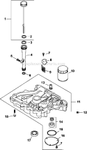 Page K Diagram and Parts List for CV492-27531  Kohler Engine