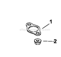 Part Location Diagram of 1252256 Kohler Cv491/Cv492 Short Block