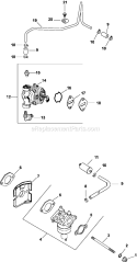 Page H Diagram and Parts List for CV492-27539  Kohler Engine
