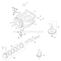 Page C Diagram and Parts List for CV493-27512  Kohler Engine