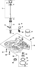 Page K Diagram and Parts List for CV493-27524  Kohler Engine
