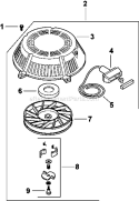 Page L Diagram and Parts List for CV493-27524  Kohler Engine