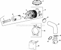 Part Location Diagram of 1205406-S Kohler Elbow Assembly