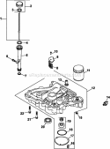 Page K Diagram and Parts List for CV493-27529  Kohler Engine