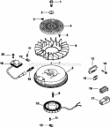 Page J Diagram and Parts List for CV493-27540  Kohler Engine