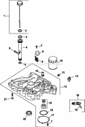 Page K Diagram and Parts List for CV493-27540  Kohler Engine