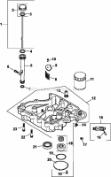 Page K Diagram and Parts List for CV13-21520  Kohler Engine