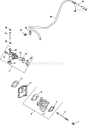 Page H Diagram and Parts List for CV493-27537  Kohler Engine