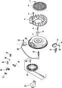Page J Diagram and Parts List for CV620-0010  Kohler Engine